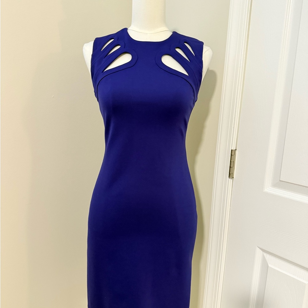 Diane Von Furstenberg Sidra Midi Dress with Cutout Details